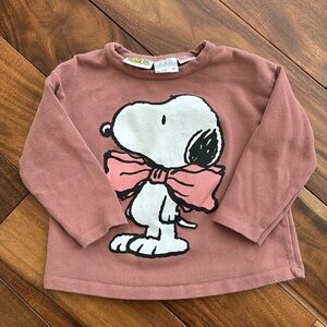 Zara kids snoopy shirt